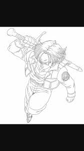 40+ dragon ball z trunks coloring pages for printing and coloring. Future Trunks Coloring Pages Princevegeta Hannah God Bless Dragon Ball Super Dragon Ball Z Dragon Ball