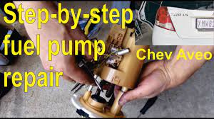 How To Disassemble And Reassemble A Fuel Pump Youtube