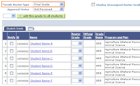 Record Final Grades Student Administration System