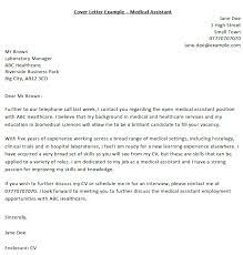 An example of a cover letter for a medical assistant. Personal Statement For Medical Laboratory Assistant Laboratory Assistant Cover Letter Sample