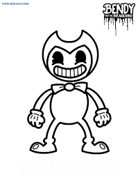 You can download bendy and the ink machine coloring pages by clicking on the right and select save to download. Ausmalbilder Bendy And The Ink Machine Wonder Day Com