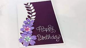 While there are many social media, shout out platforms now, but no matter how many digital photo collages and sensational captions you can write, nothing can beat diy birthday cards!we have rounded up below this fun to make and oh so meaningful and memorable 101 diy birthday card ideas! Beautiful Handmade Birthday Card Birthday Card Idea Youtube Simple Birthday Cards Creative Birthday Cards Cute Birthday Cards