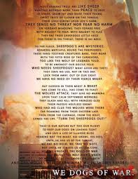 Greyhawk picks up a quote from grossman's essay: The Sheep Dog We Love Our Sheep We Dogs Of War Blackfive Sheepdog Sheep Dog Quotes