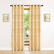 Check spelling or type a new query. Buy Elkca Jacquard Luxury Gold Curtains Drapes Window Curtains For Living Room Bedroom Curtain Grommet Top 2 Panles Damask Golden 52 W X 84 L Online In Indonesia B07bk83dfw