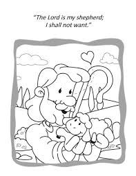 Well, here is one commentary, one phrase at a time. The 23rd Psalm Coloring Pages