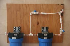 Make sure that the incoming water connects to the inlet on the valve and that the outlet on the valve connects to the water supply going into the house. Diy Bypass Water Softening System