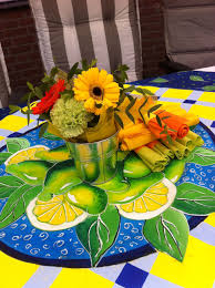 Hand Painted Table Cloth Hand Painted Table Hand Painted Fabric Painted Table