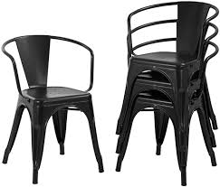 Amazon Com Fdw Dining Chairs Set Of 4 Metal Chair Indoor Outdoor Chairs Patio Chairs Kitchen Dining Chairs 18 In 2020 Indoor Chairs Dining Chairs Indoor Outdoor Chair