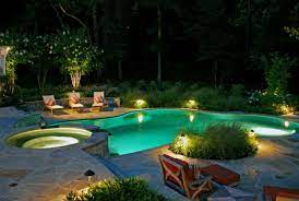 30 Small Pool Models Turn Your Courtyard Into A Paradise Swimming Pool Lights Backyard Pool Luxury Landscaping