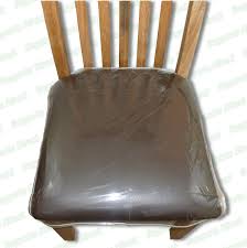 If your seats do not have any upholstery but you if you are unable to detach fabric elements from your chair, cover them completely with plastic and. Strong Dining Chair Protectors Clear Plastic Cushion Seat Covers Protection Ebay