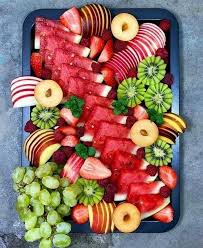 Salade De Fruits Plateau De Fruits Assiette De Fruits Presentation Fruits