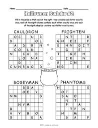 Press control+p to print out the puzzles. Halloween Vocabulary Word Sudoku Puzzle Worksheets By Puzzles To Print