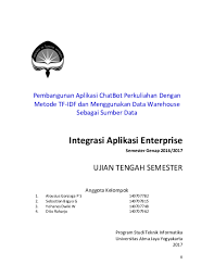 Path diagram kesuksesan sikma uajy. Doc Ide Pembangunan Aplikasi Chatbot Perkuliahan Dengan Metode Tf Idf Dan Menggunakan Data Warehouse Sebagai Sumber Data Dwiki Witman Academia Edu
