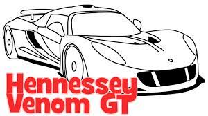 Knowing hennessey he will just take a couple oem parts and now charge $5,000,000. How To Draw A Car Hennessey Venom Gt Supercar Step By Step Youtube