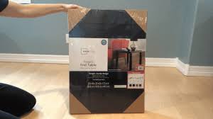 Costway 5 pc dining set wood metal table and 4 chairs kitchen breakfast furniture. Diy Storage Self And Kitchen Island Chas Crazy Creations