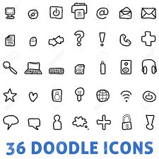 » hex icons (17 icons). Doodle Computer Icons Set Sketchy Icon Collection Royalty Free Cliparts Vectors And Stock Illustration Image 23952838