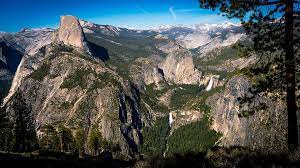 Up here the mountains are not as high so the snow melts fairly early in the year. Hd Wallpaper Cold Forest Glacier Point High Mountain Mountains Sierra Mountains Wallpaper Flare