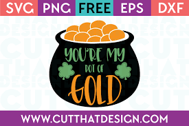 Download Free Pot Of Gold Svg Files By Cut That Design
