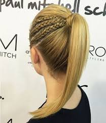 Add colorful ones for a more relaxed vibe. Easy Ponytail Hairstyles For Medium Length Hair On Stylevore