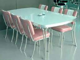 1950 S Diner Set Retro Kitchen Chrome Dining Set Retro Diner