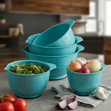 Has a 1 year manufacturer warranty. Kitchenaid 5 Piece Plastic Mixing Bowl Set Reviews Wayfair