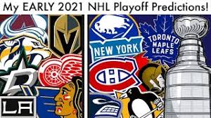 The nhl playoff schedule page provides a status of each playoff series including past scores, future game dates, and probabilities of game and series outcomes. My Early 2021 Nhl Standings Predictions Hockey Playoff Bracket Stanley Cup Prediction Rumors Youtube