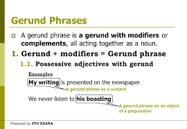 5 an infinitive or gerund is just one of the verb forms and not a verb. Prepared By Ith Esara Gerunds A Gerund Is A Form Of Verb Ing That Takes The Functions Of A Noun In A Sentence Examples Of Gerunds In A Sentence Ppt Download