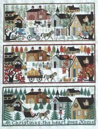Sunshine and shadow cross stitch pattern by the prairie schooler no. Image Result For Prairie Schooler Village Harvest Christmas Cross Stitch Holiday Cross Stitch Cross Stitch Samplers