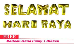Chinese new year is also. 16 Inch Selamat Hari Raya Foil Balloon Set Gold Party My Malaysia Online Party Pack Shop