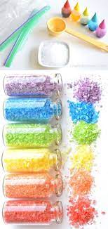 How To Make Homemade Glitter Recipe In 2020 Homemade Glitter Craft Activities For Kids Homemade