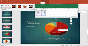 Excel Chart In Powerpoint Computer Applications For Managers