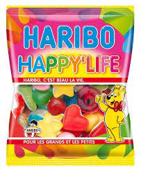 bonbons happy life haribo generation souvenirs sirop de caramel acide malique bonbon coloriage hibou des bois