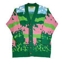 New Luxury Men Golf Flower Le Fleur Tyler The Creator Landscape Casual Sweaters Cardigan Asian Plug Size High Drake M14 Cardigans Aliexpress