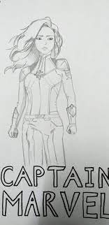 Captain Marvel Captainmarvel Avengers Marvel Art Drawing Sketch Avengers Drawings Marvel Art Drawings Marvel Drawings
