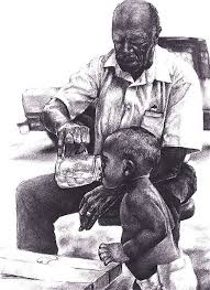 Artwork Black And White African American Art Granddaddy S Hands Art Print By Curtis James In 2020 Art African American Art Black And White Artwork