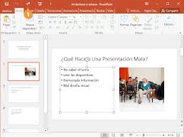 Contoh presentasi menggunakan PowerPoint