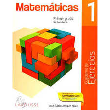 En la página 25 de ese libro, ahí se encuentra. Cuadernos De Ejercicios Matematicas 1 Larousse Mexico