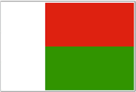 The madagascar flag consists of two horizontal and one vertical stripe white stripe which are of equal length. Flag Of Madagascar Madagascar Flag