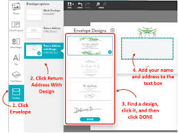 Next, draw a holiday tag around the address and a swirl for the ribbon. Design Choices For The Return Address Of Card Envelopes Snapfish Help
