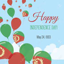 2017 amecea bishops visit to eritrea; Independence Day Flat Greeting Card Eritrea Independence Day Eritrean Flag Balloons Patriotic Poster Happy National Day Vector Illustration Royalty Free Cliparts Vectors And Stock Illustration Image 93609150