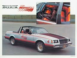 1981 Buick Regal Indy Pace Car Buick Regal Buick Buick Cars