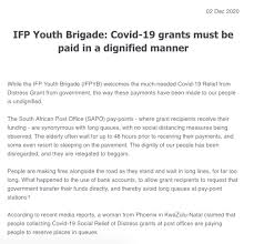 Jun 24, 2021 · public works and infrastructure minister patricia de lille said this in reply to a question by mthokozisi nxumalo of the inkatha freedom party, who asked for an update on the disciplinary process. Inkatha Freedom Party On Twitter Statement Ifp Youth Brigade Covid 19 Grants Must Be Paid In A Dignified Manner Hon Mthokozisi Nxumalo Mp Mthokonxumaloza Ifp Youth Brigade National Chairperson Covidãƒ¼19