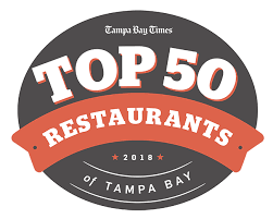 top 50 restaurants of tampa bay for 2018 food tampa bay