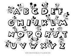 Have the children name the objects out loud, as. Free Printable Mickey Mouse Abc Coloring Pages Tulamama