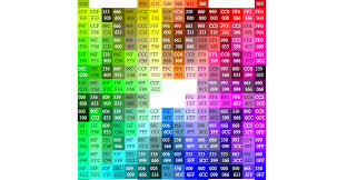 Html Web Color Chart Mta Index Chart Hmtl Color Chart