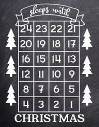 How Many Days Until Christmas Free Printable Paper Trail Design In 2020 Free Christmas Free Christmas Printables Days Until Christmas