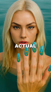 Nikki Who Put A Fish Tank in Her Nails Real Life Pictures