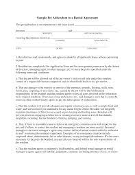 It is important to have an agreement between the tenant and the landlord. Https Www Humanesociety Org Sites Default Files Archive Assets Pdfs Pets Renting With Pets Sample Pet Addendum To Rental Agreement Pdf