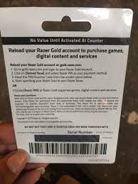 We did not find results for: Razer Gold Top Up Card Video Gaming Gaming Accessories Game Gift Cards Accounts On Carousell
