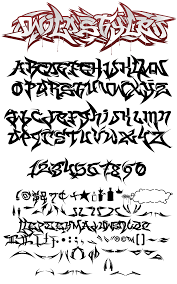 Graffiti Fonts Wildstyle